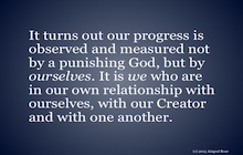 It turns out our progress is observed